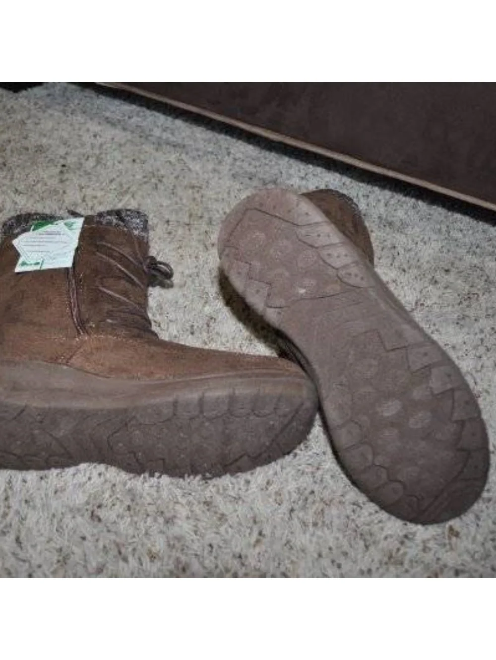 Itasca Winter Boots 9 Womens Brown Water Resistant Suede Zip Up Round Toe Diedre